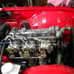 Triumph TR5 Engine bay